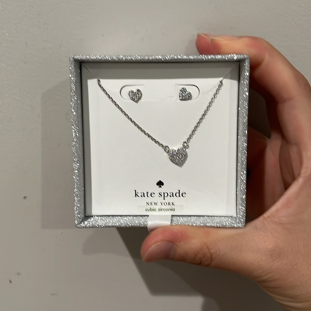 Kate spade necklace earring set